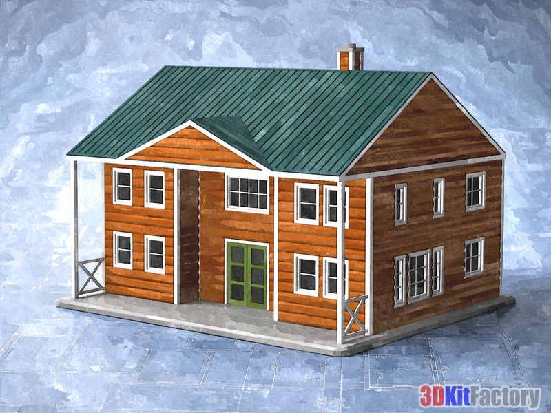 Log-Sided 2-Story models