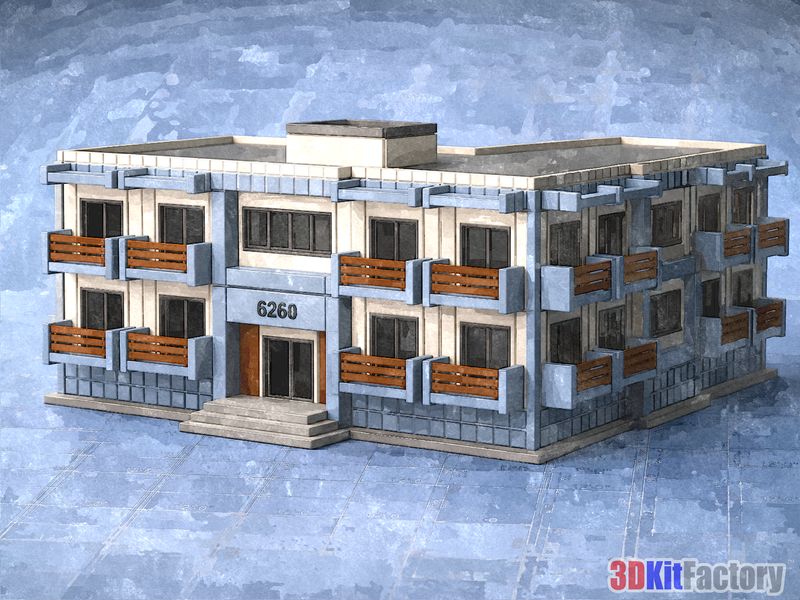 Panelized Concrete Mixed-Use models