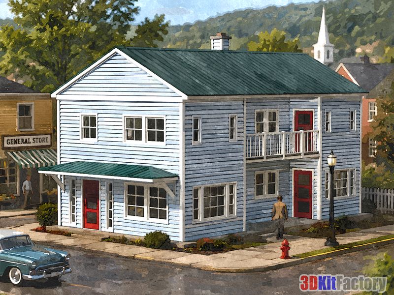 Multifamily two-story House
