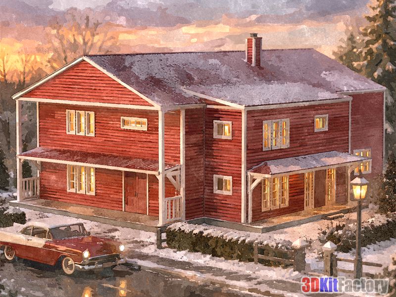 Multifamily two-story House