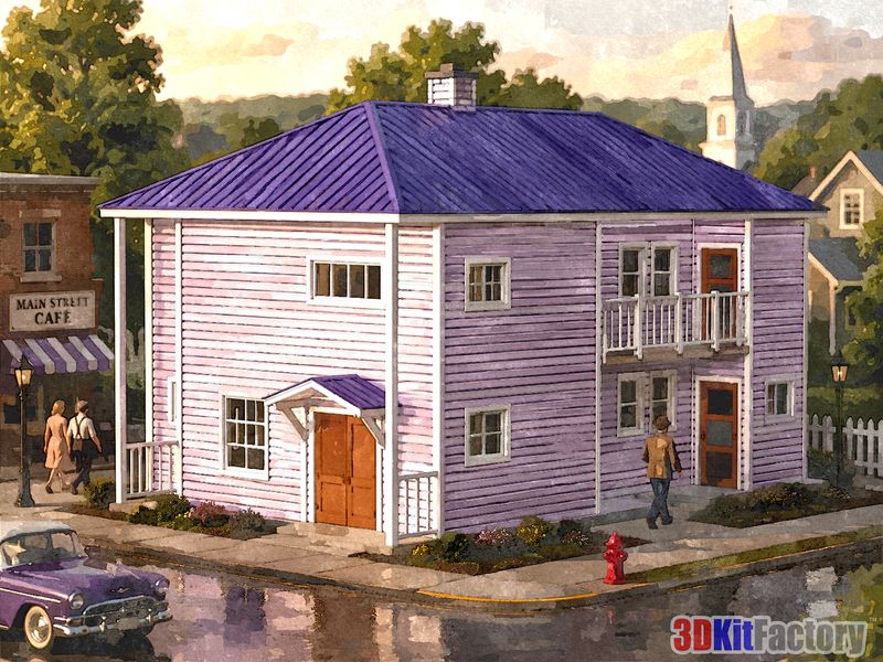 Multifamily two-story House