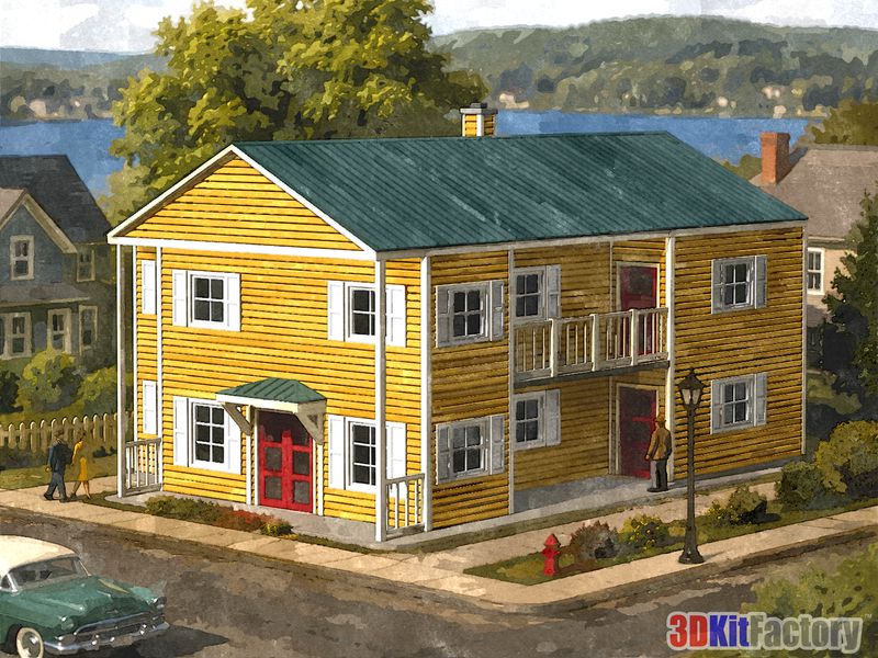 Multifamily two-story House