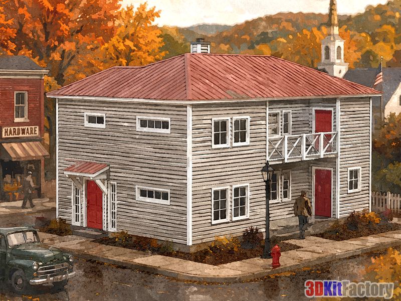 Multifamily two-story House