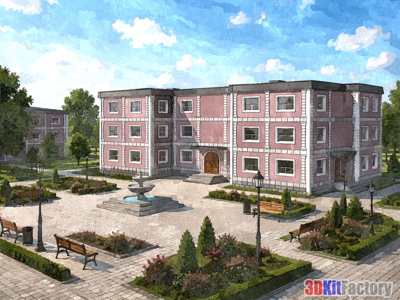 Municipal or multifamily Building
