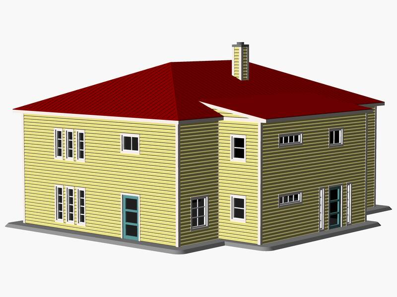 Multifamily two-story House