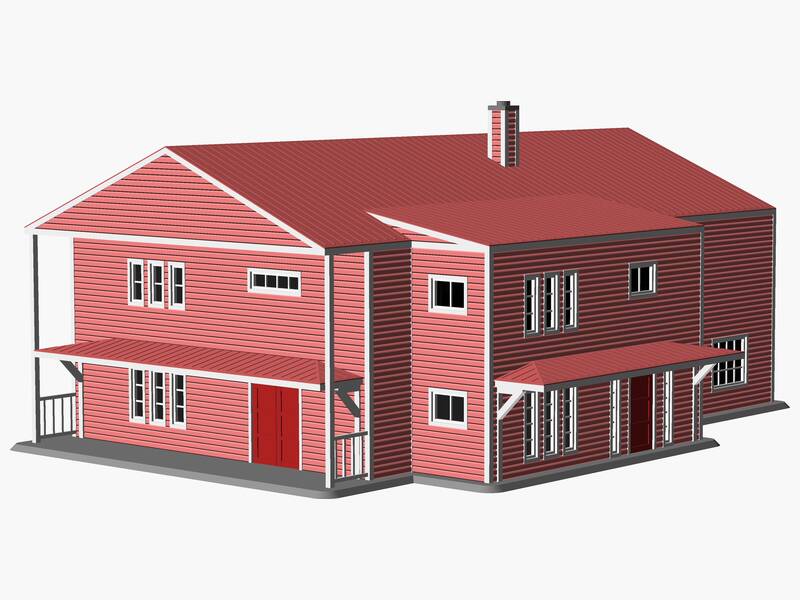 Multifamily two-story House