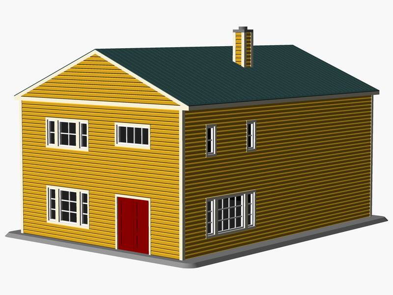 Multifamily two-story House