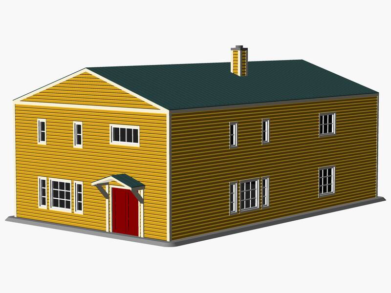 Multifamily two-story House