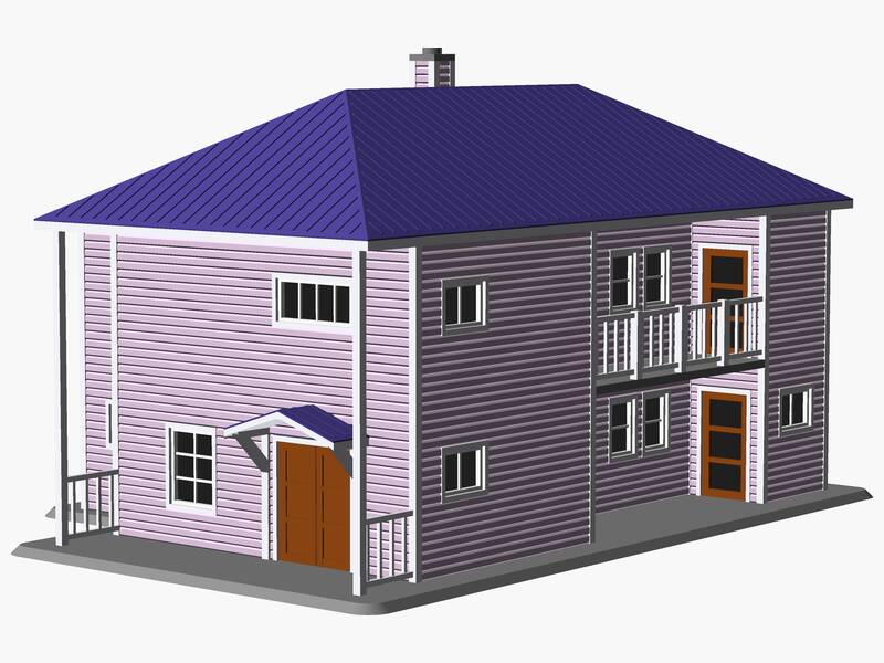 Multifamily two-story House