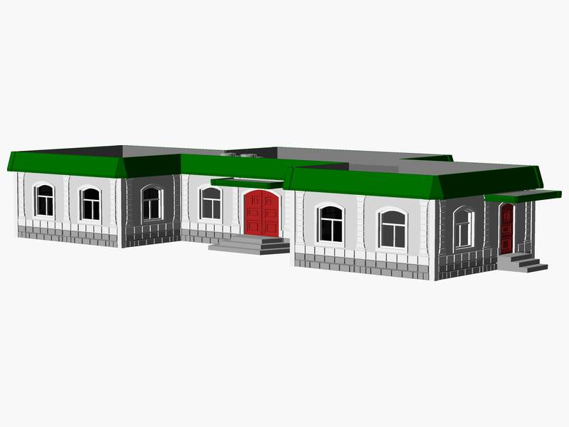 1 Story municipal or multifamily Building