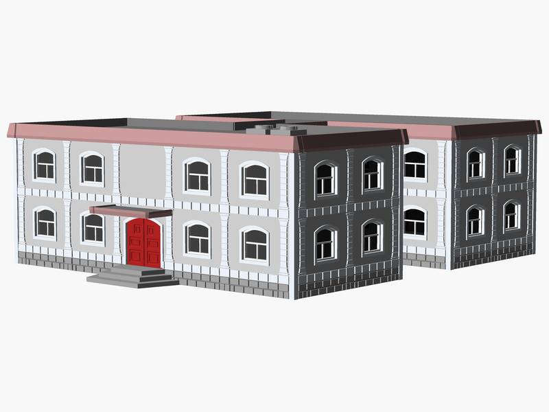2 Story municipal or multifamily Building