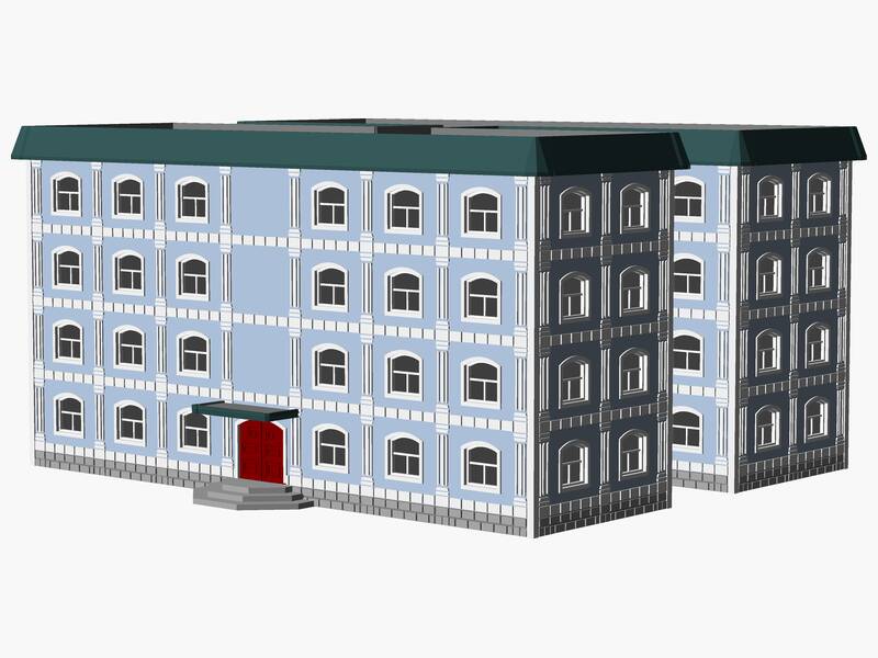 4 Story municipal or multifamily Building