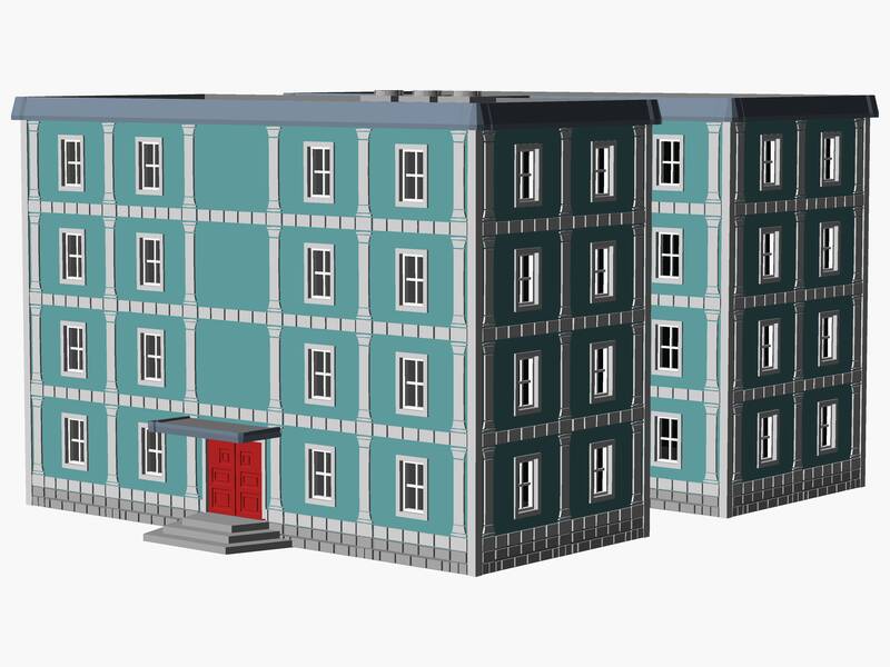 4 Story municipal or multifamily Building