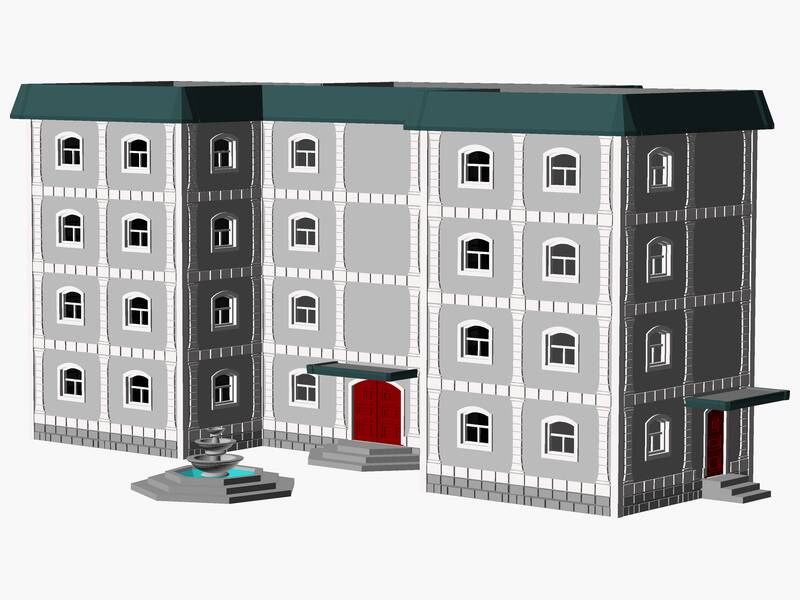 4 Story municipal or multifamily Building