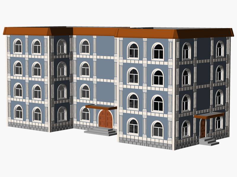 4 Story municipal or multifamily Building