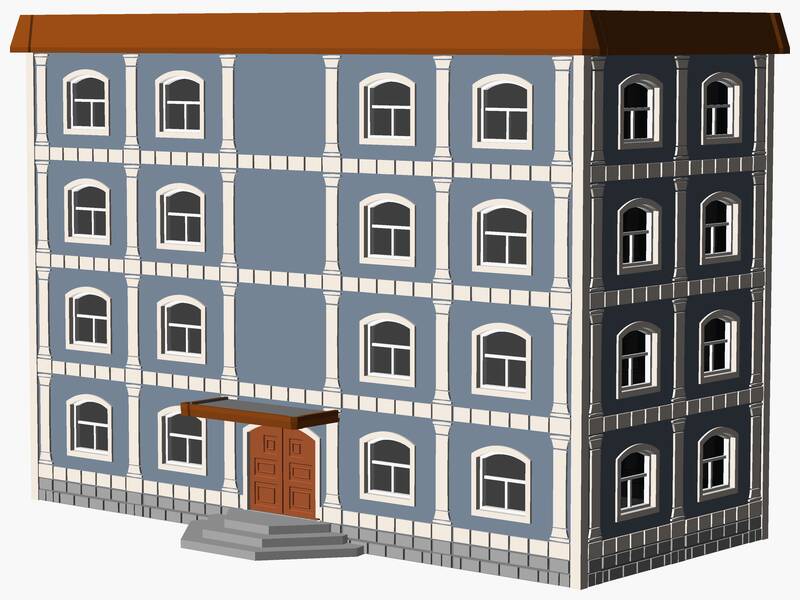 4 Story municipal or multifamily Building