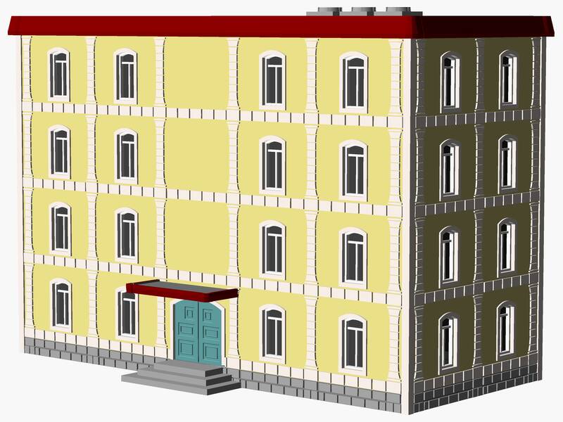 4 Story municipal or multifamily Building