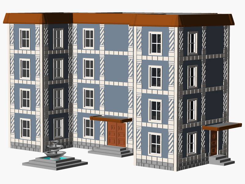 4 Story municipal or multifamily Building