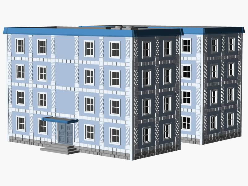 4 Story municipal or multifamily Building