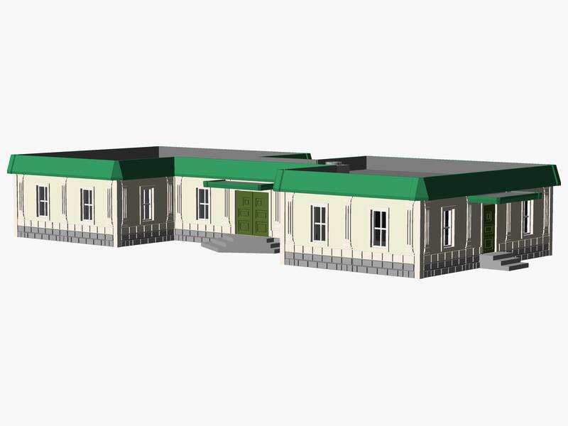 1 Story municipal or multifamily Building