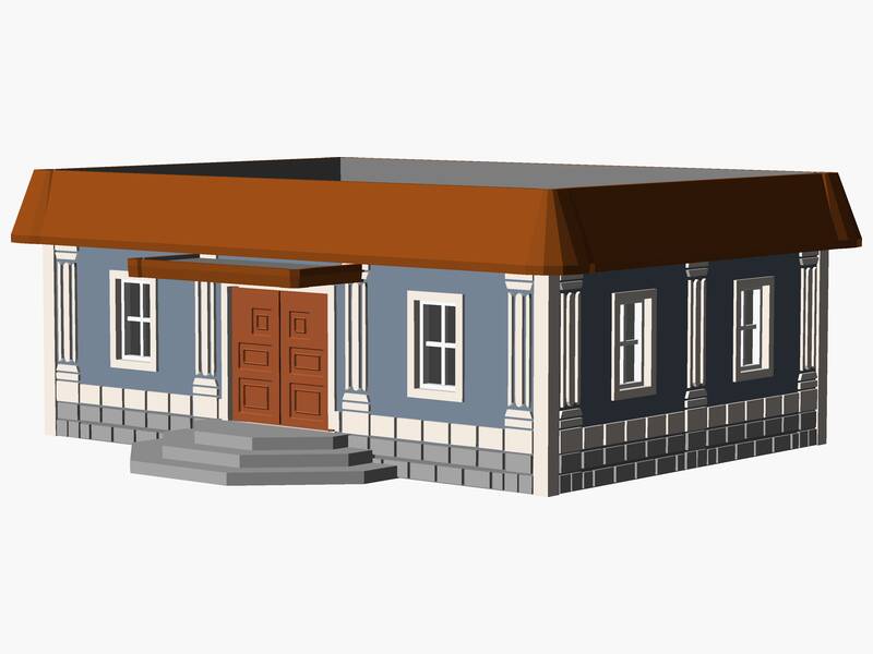 1 Story municipal or multifamily Building